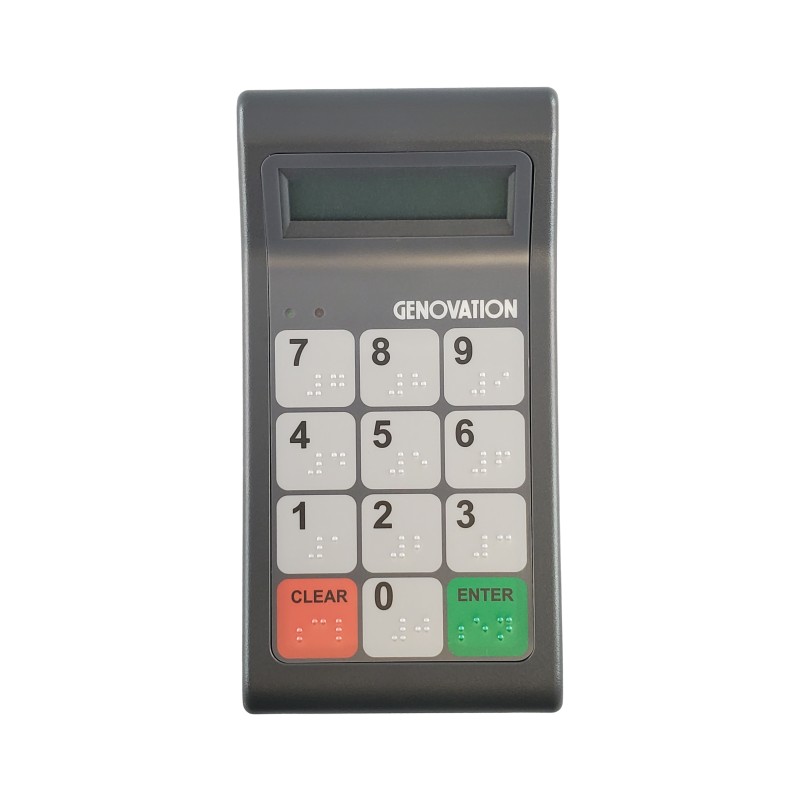 Genovation MiniTerm 909 12-Key Membrane with Braille